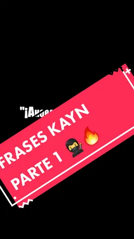 MEJORES FRASES DE KAYN PARTE 1 🥷🔥 #leagueoflegends #lol #fraseslol #kaynlol #rhaastlol #kaynrhaast #rhaast 