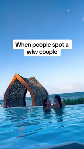 When we get spotted in public 😂 #wlw #femcouple🌈 #travelwlw 