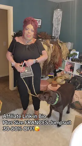 Absolutely obsessed with this jumpsuit and the whole look we created today during our LIVE! 🥰🥰🥰 Love y’all! 😘 See you tomorrow at 3pm EST! Plus size FRANCES off the shoulder jumpsuit ##giftedby @@Curvy Sense- ##AffiliateLinkin Bio 🖤🖤🖤 ##curvysense##curvysensedoll##curvystyle##curvyfashion##curvytiktok##fashion##fullfiguredfierce##plussizefashion##plussizequeen##burnedbeauty2018##burnsurvivor##tonyameisenbach