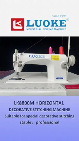 Experience stability like never before with the LK8800M. Engineered with precision, this machine ensures smooth and precise stitching every time, giving your products a professional finish. #StableStitching  #ProfessionalFinish #DecorativeStitchingMachine  #IntricateDesigns