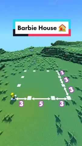 Barbie House 🏠 #minecrafttutorial #minecraftbuilds #minecraftbuilding #barbie 