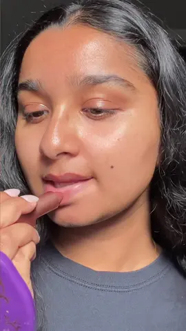 swatching the @Lawless Lip-Plumping Satin Cream Lipstick in ‘Morocco’ 💕 #lawlessbeauty #satinlipstick #makeupforbrowngirls 