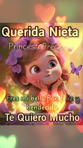 Te Amo mi niña!#parati #bendiciones #buenosdiasmundo #abuelostiktokers #amor 