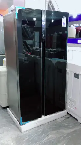 Haier Ref Side By Side Twin Inverter Available at Zahid Electronics Main Bazar Mingora Swat #03089306696.  #foryou #foryourpage #fyp #standwithkashmir 