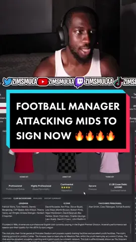 Football Manager Attacking Midfielders! Cheap, Moderate and Expensive Options 🔥 watch until the end and Let me know any other options in the comments 🤝 #FM23 #FootballManager #wonderkid #fmtok #footballmanager2023 