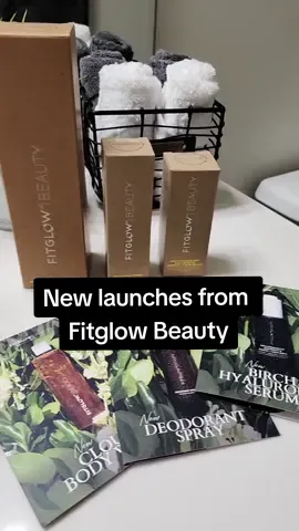 Gorgeous NEW @Fitglow Beauty launches! 💗😍 *Products recieved in PR/kindly gifted #fitglowbeauty #fitglow #cleanbeauty #bodywash #deodorantspray #hyaluronicacidserum 
