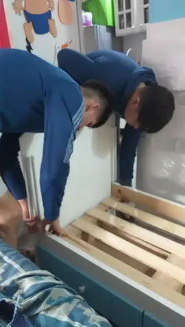 Lista la cunita🥰🐣💙 #38semanas #parati #mamaprimeriza #bebe 