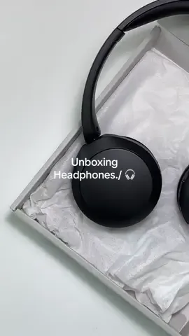 (🎧🛒✨)./ พิกัดที่ลิ้งค์หน้าไบโอ #headphones #blackheadphones #sonywh520 #unboxing #fypシ 