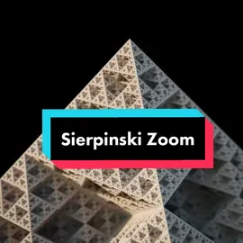 Made another fractal Zoom in Blender #3d #3danimation #3dart #blender #geometry #fractal #fractals #zoom #loop #perfectloop #sierpinski 