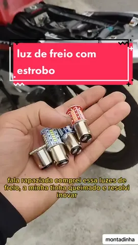 luz de freio com estrobo #titan160 #motos #grau #honda #montadinhasdaquebrada 