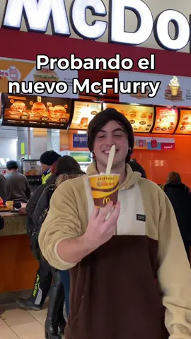 Probando el nuevo Mcflurry 🍦🍫 #food #comida #Mcflurry #McDonalds 