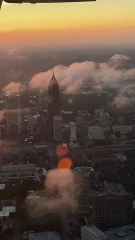 Memories of a lifetime💫🌤️ #aviation #flying #views #beautifulview #therapy #clouds #sunrise #city #cessna172 #atlanta #atl #skytour #cessna #cityskylines #pieceful #fyp 