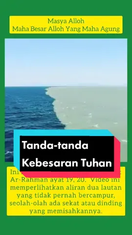 Tanda-tanda Kebesaran Alloh #mahabesarallah #tandakebesaranallah #keajaibanalam #lautterbelehdua #videoviral #viral 