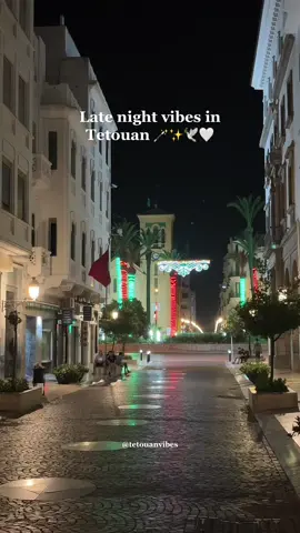Late night vibes in Tetouan 🪄✨🕊️🤍 #tetouanvibes #tetouan #تطوان #tetouancity #africa #morocco #maroc #marruecos #marocain #المغرب #martil #ouedlaou #tanger #tangier #assilah #marrakech #agadir #chefchaouen #trip #airbnb #vacation 