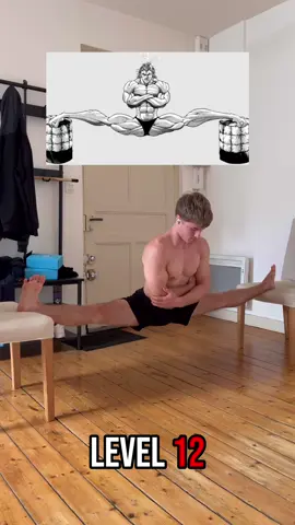 Manga poses level 1 - 14 #bakipose #mangapose #anime #manga #baki #dragonball #hxh #souplesse #challenge #musculation #sport #|sit #vsit #isit #ironcross #gymnastique #split #grandecart #force #entrainement #equilibre #flexibility 