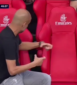 bro talking to an empty ah seat 🤦‍♂️🗣️ || #fy #fyp #football #footballtiktok #joke #funny #pepguardiola #pepguardiolaedit