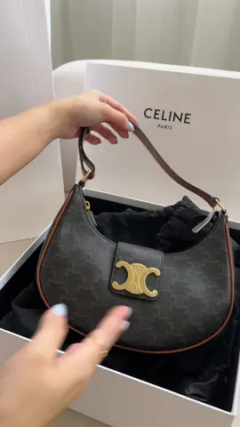 peek my gorgeous celine ava triomphe in triomphe canvas… 🥹  #unboxing #fyp #celine #avatriomphe 