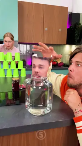 Mind-Blowing Prank Gone Wrong- Head in a Jar! 😮 #shorts