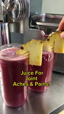 You probably need this juice for your joint pain ⭐️⭐️⭐️⭐️⭐️ #juicerecipes #juicerecipe #juicingforhealing  #jointpainrelief #pomegranate #pomegranatejuice  #pineapplejuice 
