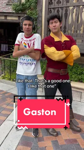 Gaston asking Thomas to tell Belle to marry him #autism #autismawareness #autismacceptance #asd #specialneeds #disney #disneyparks #disneyland #disneytiktok #disney100 #beautyandthebeast #gaston 