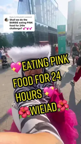Replying to @OnlyJosh 💗I almost woke up PINK💖😂 most FUN 24hr food challenge eating pink food cause Barbie is our whole personality now 😂🙋🏻‍♀️ #barbie#wieiad#whatieatinaday#pinkfoodchallenge#barbiefood#mimidarlingbeauty#stammer#stutter#foodchallenge#barbietiktok#BarbieMovie  