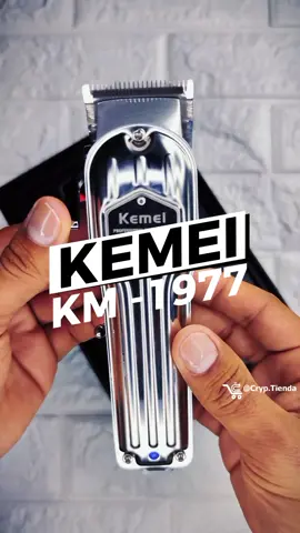 Esta maquina es una BESTIA, te presentamos este modelo KM-1977  de Kemei. 1000% recomendada. Recuerda estamos en Valencia - Venezuela #barberos #barberia #herramientas #kemei #kemei1977 #km1977 #degradado #barba #cortedepelo #cartapelo #cortedehombre #Valencia #Venezuela #ValenciaVenezuela 