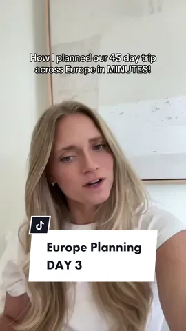 Day 3 : you will never plan a trip without this hack again! #travelhacks #travelhack #travel #europetrip #MomsofTikTok #familytravel #traveltok #fyp #notsponsored #familiesoftiktok #series 