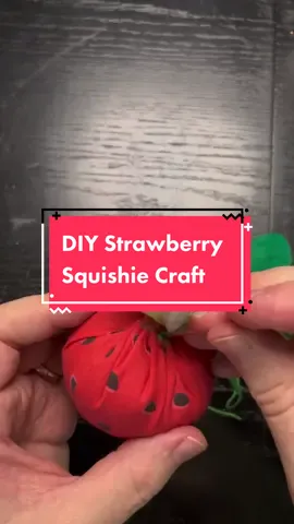 🍓 You can make your strawberry squishy. This DIY stuffed animal strawberry is an easy craft for kids of all ages. The best sewing activity for kids. How to make a squishy stuffy play food for kids.  Supplies:  @JOANN Fabric Paper Plate @Sharpie Marker Fiskars Scissors Craft Floss or Thread N€€dle @Aleene’s Adhesives Tacky Glue @Fairfield Poly-fill Felt  #strawberry #crafty #sewingtutorial #kidscrafts #squishy #easycraft #playfood 