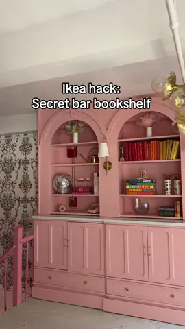 Save for later 💖 ikea hack secret bar bookshelves using the ikea lommarp & ikea billy bookshelf! Let me know what you think! 