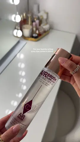 Omg favorite setting spray in bigger size😍 #airbrushflawlesssettingspray #charlottetilburysettingspray #charlottetilbury 