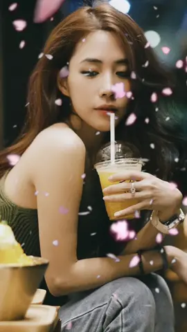 #CapCut hoa đào bay phấp phới