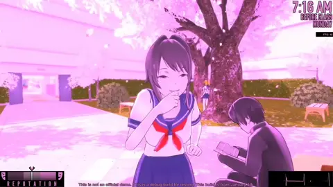 Game over #1 I can never face my senpai again! #yanderesimulator #yanderesimulatoredit #yandere 