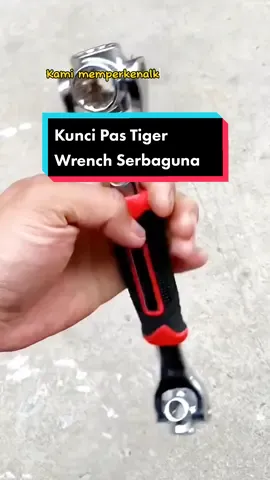 Kunci Pas Tiger Wrench Serbaguna 1 kunci untuk 8 ukuran mata kunci. #kunci #kuncipas #kunciserbaguna #tigerwrench 