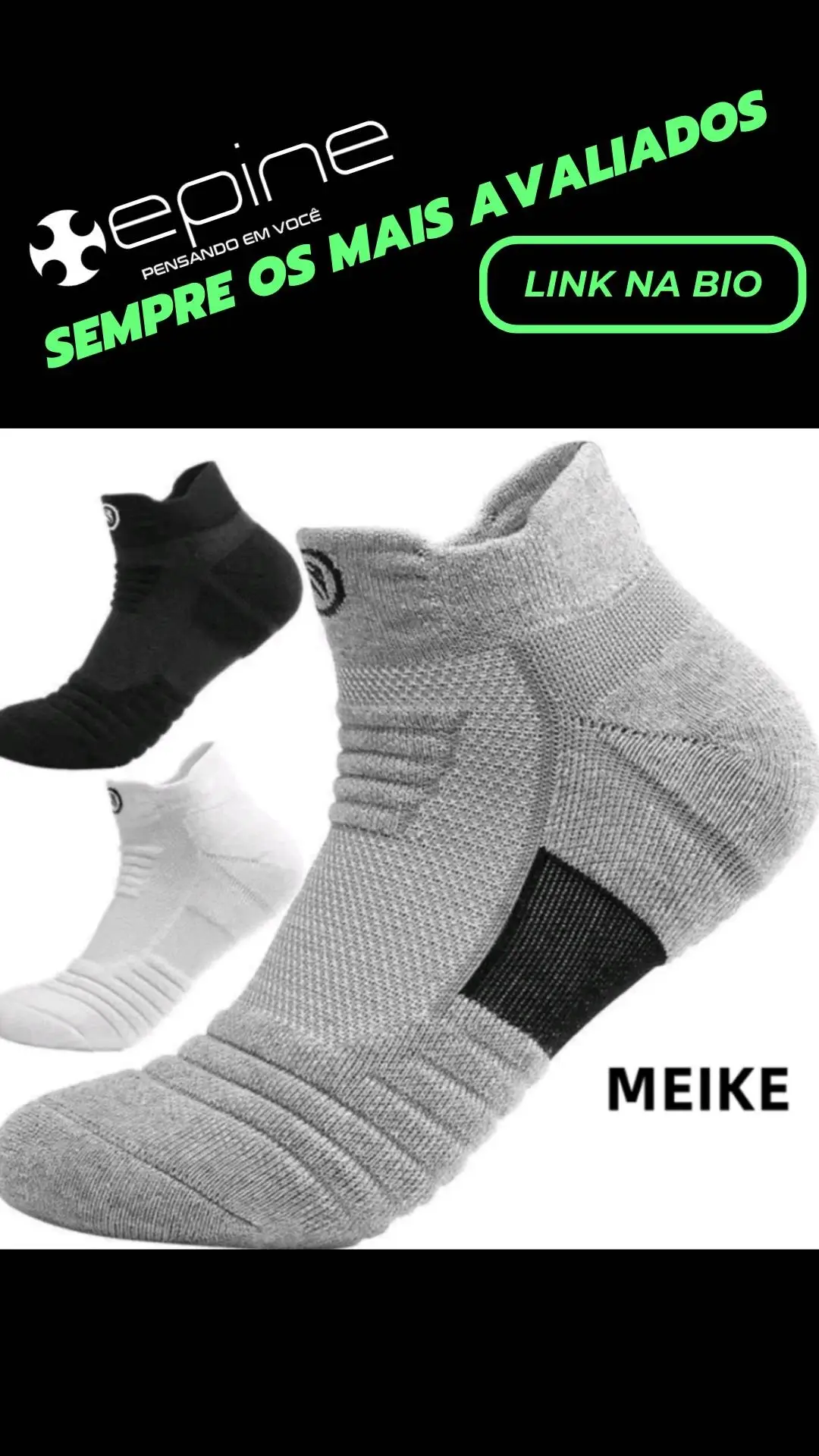 Link na bio código #182 Confira Meias Anti-odor, Anti-suor, Espessadas / Meias De Algodão / Antiderrapantes, Respiráveis, Absorventes à Umidade, Resistentes A Manchas Espessas com 88% de desconto! #meias #diadospais #roupas 