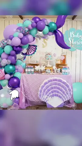136pcs Mermaid Balloon Garland Kit for Mermaid Party Decoration Supplies, Balloons for Birthday Party Baby Shower Decoration! Don't miss out! Tap the link below