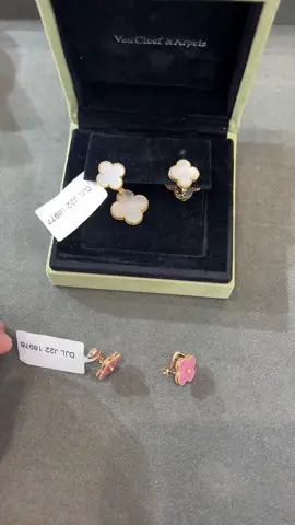 Review cho các chị 2 đôi bông tai CVA nhập #xuhuong #duydongho777 #trangsuc #bongtai #VCA 