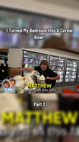 I Turned My Bedroom Into A Cereal Bowl! - Part 2