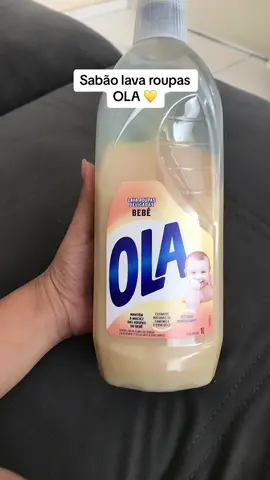 Sabão lava roupas OLA 💛 #dicasdematernidade #sabaoola 