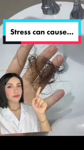 Having stress constantly causes levels of certain hormones (cortisol and androgens) to temporarily increase: this can: worsen your acne, incease your skin oiliness, hair loss, cause clogged pores, cause loss of collagen and elastin and leads to premature wrinkling. #stress #texturedskin #acne #hairloss 