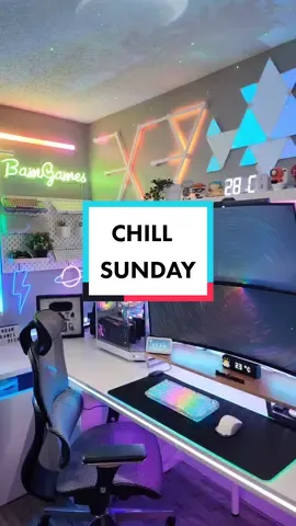 Happy Sunday! I hope you are having a great weekend!  #pc #pcsetup #pcgaming #pcgamer #sunday #weekend #gaming #tech #gamingroom #rgb #led #setup #chill 