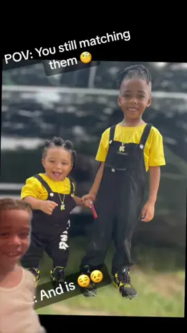 #duet with @Destyne #fyp #brothers #twinning #proudgrandma #fy #boys #owenbrothers #kaydenandkaysen #matching #toddlermom #infant #kidoutfits #kidsmatching #boysmatching 