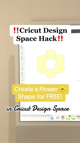 Learn how to make a FREE flower design in Cricut Design Space! follow me for more Cricut hacks 🤎🌼 #amymakesthat #cricutdesignspace #cricutdesignspacehack #cricuttutorial #cricutflower #cricutflowers 