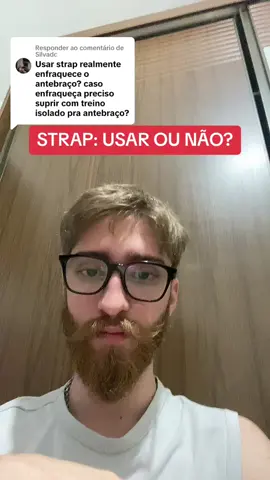Respondendo a @Silvadc   Entenda o impacto do strap no antebraço e como contornar as consequências do uso constante
