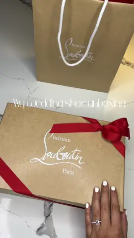 My dream wedding shoe 😍🤍 #weddingtiktok #wedding #weddingdress #weddingday #weddingvibes #2023bride #wifelife #la #louboutin #shoes 