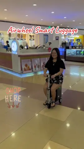Airwheel SE3 Smart Electric Luggage. Luggage na convertible to scooter. #airwheel #smartluggage #luggagescooter  #airwheelse3s #travel #traveltiktok #travellife #travelhacks #budolfinds #tiktokfinds 