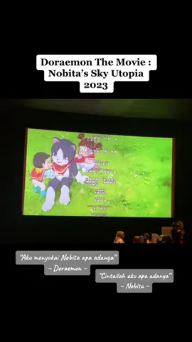 Replying to @justwatching12    Yg nonton doraemon 75% orang tua yg menemani anaknya 🥹 #doraemonthemovie2023 #doraemon #nobitaskyutopia #utopia #movie2023 #doraemonskyutopia #nobita #sonya 
