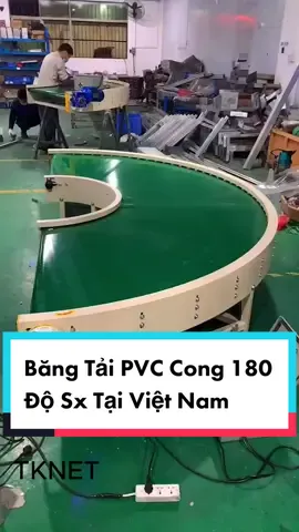 Băng tải PVC cong là loại băng tải được sử dụng nhiều trong cách ngành công nghiệp nhẹ, với rất nhiều ưu điểm #xuhuong #tknet #conveyorbelt #bangtaipvc #cokhi #cokhichetao #conveyorbelt #congnghiepcokhi 