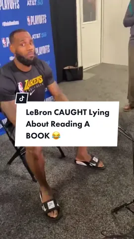 LeBron CAUGHT Lying About Reading A BOOK 😂 #NBA #basketball #lebron #lebronjames #viral 
