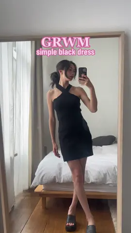 Une petite robe noire, ca fonctionne toujours 💕 #outfitinspo #fashion #sezane 