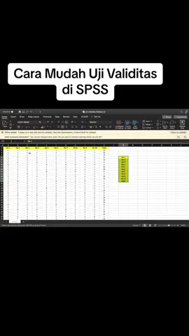Ini nih, cara mudah uji validitas kuisionermu di SPSS! #spss #ujispss #ujivaliditasspss # skripsi 